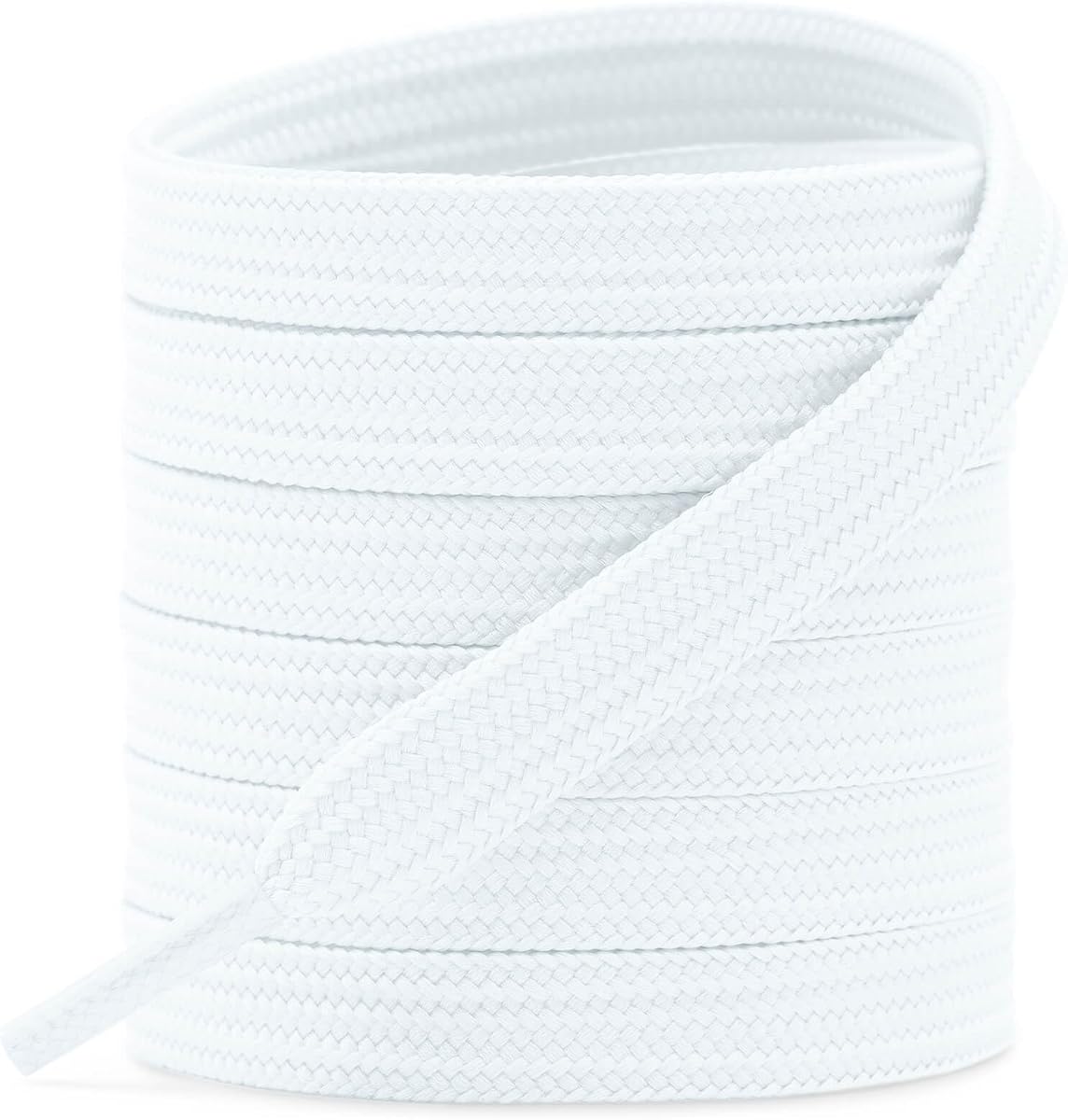 Wide Hollow Flat Shoelaces 2-Pair Set