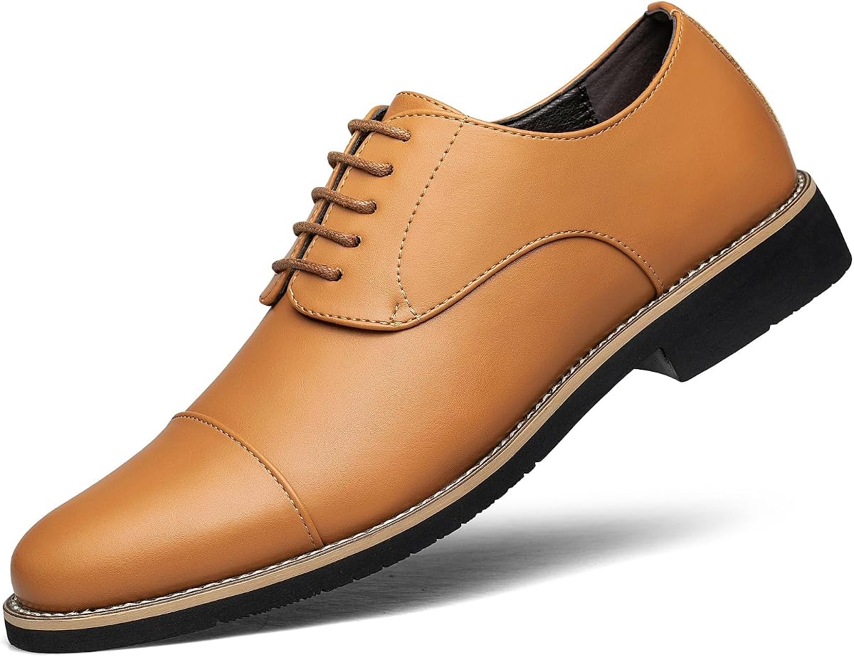 Cap-Toe Oxford Dress Shoes